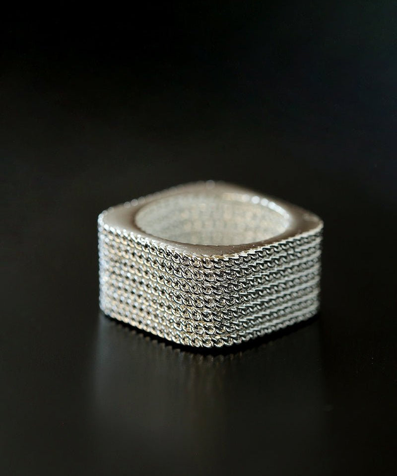 Luminous Series Floating Light Chain Square Ring - floysun