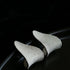 Luminous Series Shimmering Curved Leaf Earrings - floysun