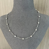 Luxe Sparkle Solid Bead Chain Necklace - floysun