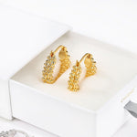 Luxury Beaded Hoop Earrings - floysun