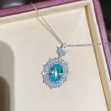 Luxury Craftsmanship Paraiba Rose - Cut Statement Necklace - floysun