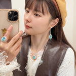 Luxury Craftsmanship Paraiba Rose - Cut Statement Necklace - floysun