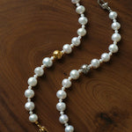 Luxury Elegance Natural Freshwater Pearl Spacer Bead Bracelet - floysun