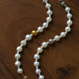 Luxury Elegance Natural Freshwater Pearl Spacer Bead Bracelet - floysun