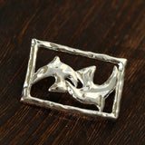Luxury Peace Dove Frame Brooch - floysun