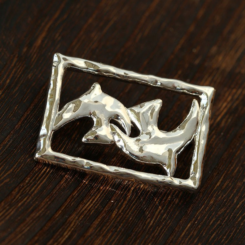 Luxury Peace Dove Frame Brooch - floysun