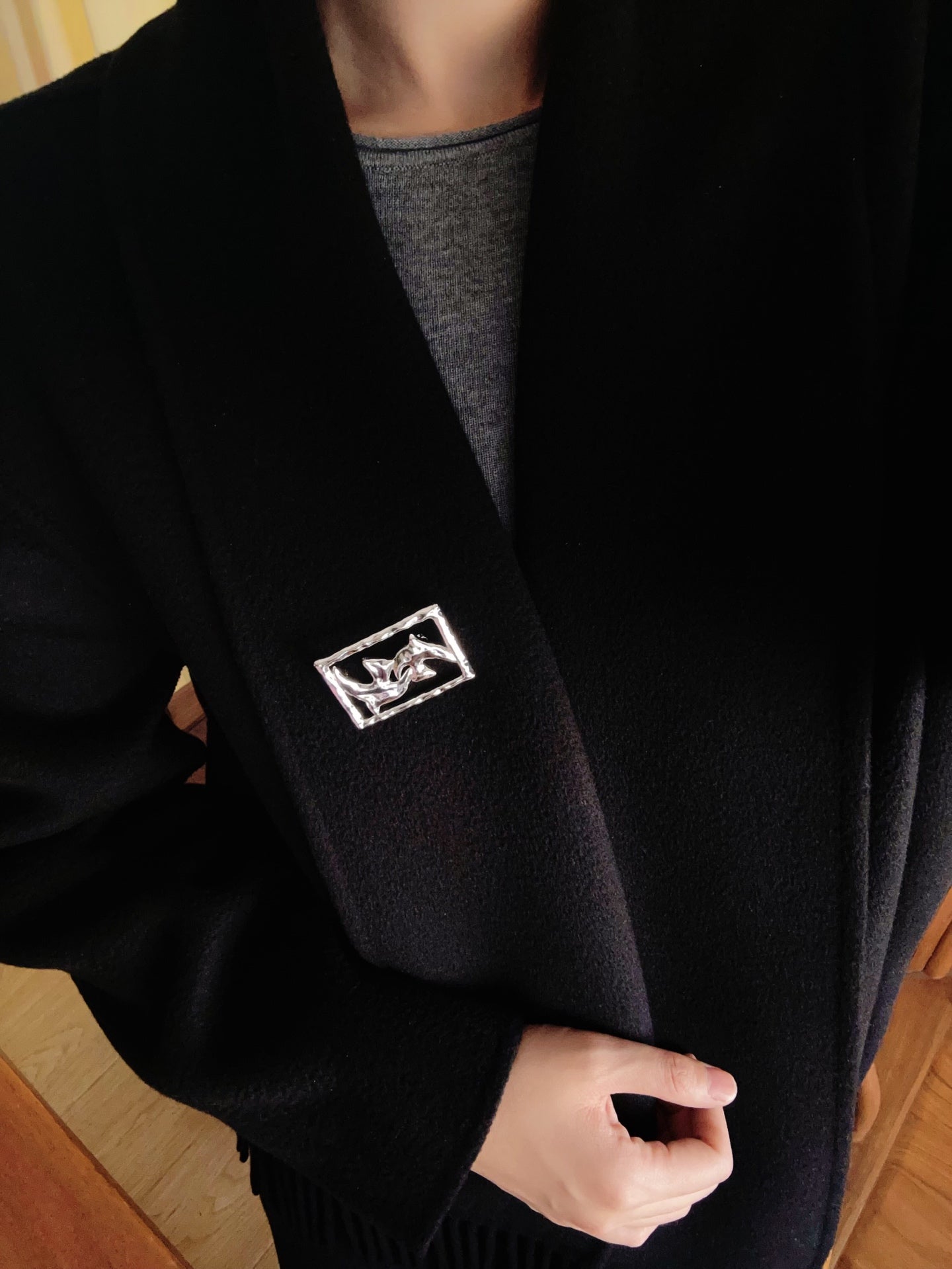 Luxury Peace Dove Frame Brooch - floysun