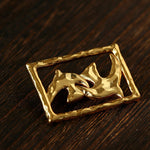 Luxury Peace Dove Frame Brooch - floysun