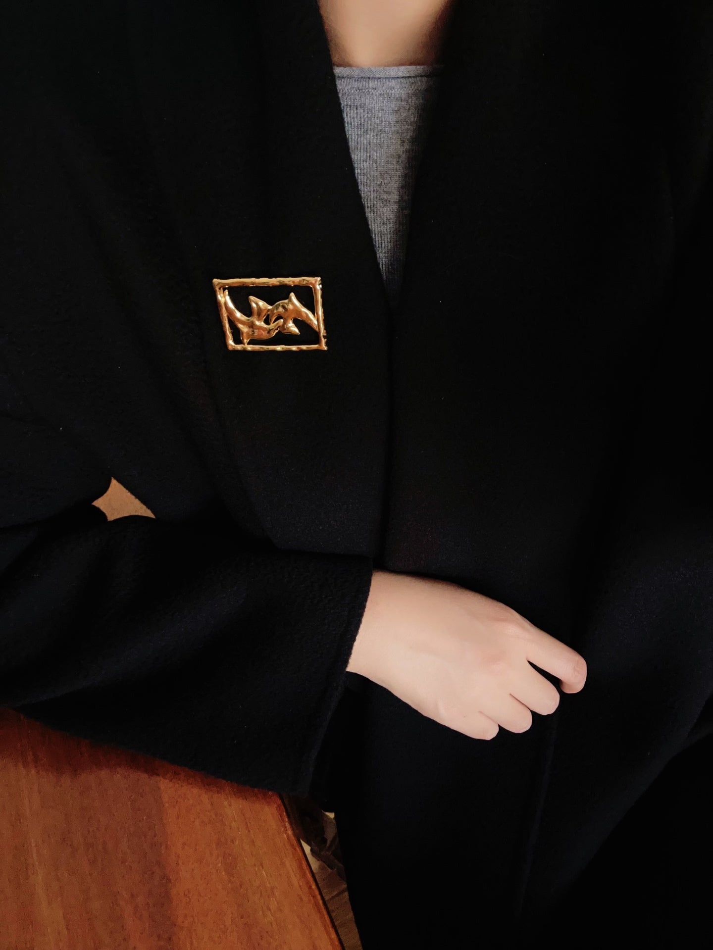 Luxury Peace Dove Frame Brooch - floysun