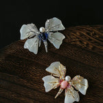 Luxury Pearl Brooch Collection | Elegant Floral & Butterfly Designs - floysun