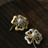 Luxury Pearl Brooch Collection | Elegant Floral & Butterfly Designs - floysun