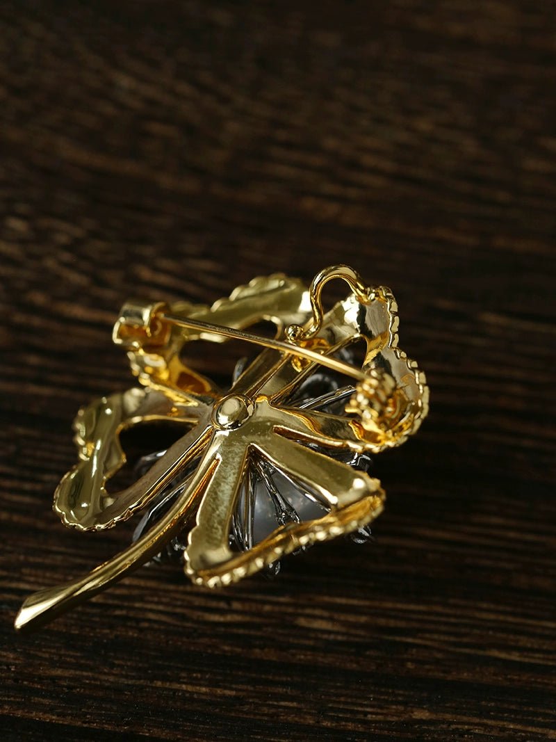 Luxury Pearl Brooch Collection | Elegant Floral & Butterfly Designs - floysun