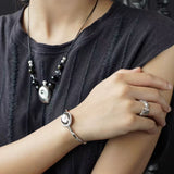 Luxury Perfume Bottle Pendant Necklace - floysun