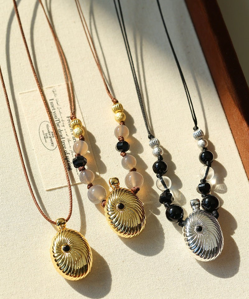 Luxury Perfume Bottle Pendant Necklace - floysun