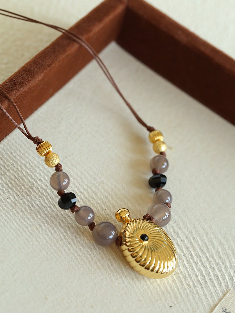 Luxury Perfume Bottle Pendant Necklace - floysun