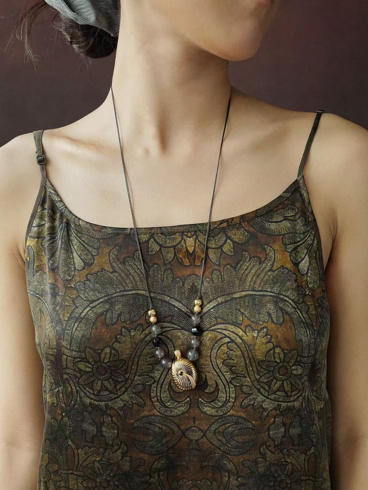 Luxury Perfume Bottle Pendant Necklace - floysun