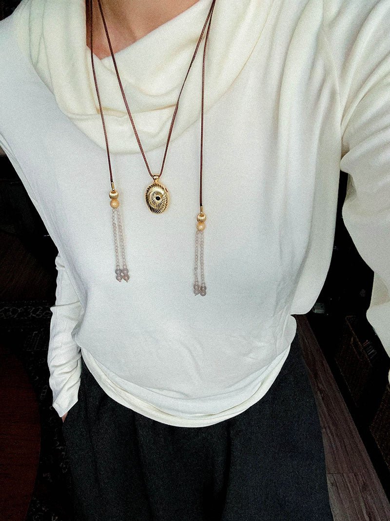 Luxury Perfume Bottle Pendant Necklace - floysun