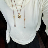 Luxury Perfume Bottle Pendant Necklace - floysun