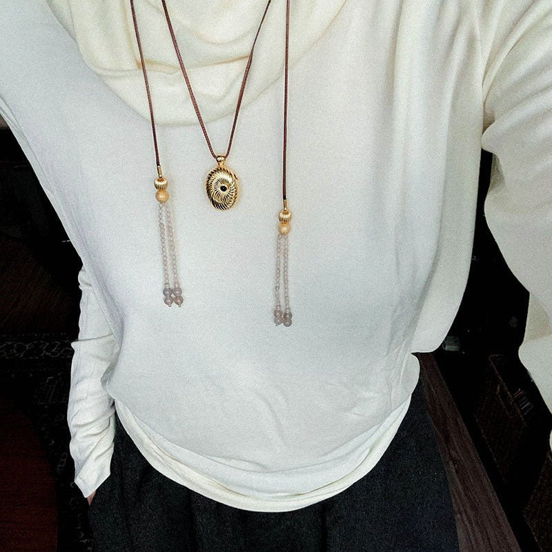 Luxury Perfume Bottle Pendant Necklace - floysun