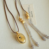 Luxury Perfume Bottle Pendant Necklace - floysun