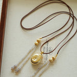 Luxury Perfume Bottle Pendant Necklace - floysun