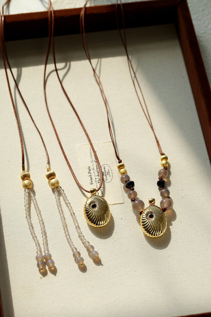 Luxury Perfume Bottle Pendant Necklace - floysun