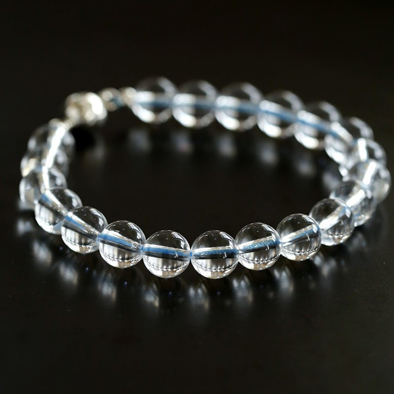 Magnetic Clasp White Crystal Bracelet - floysun