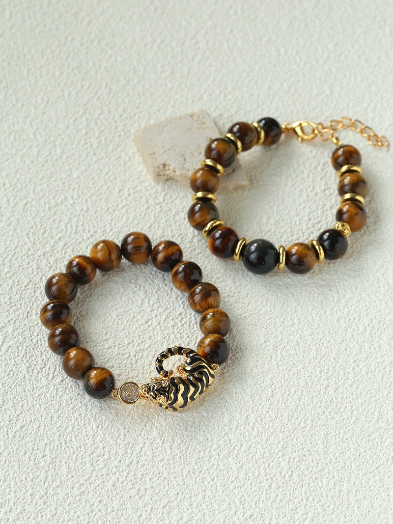 Maillard Tiger’s Eye Beaded Bracelet - floysun