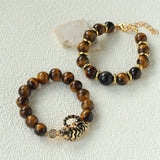 Maillard Tiger’s Eye Beaded Bracelet - floysun