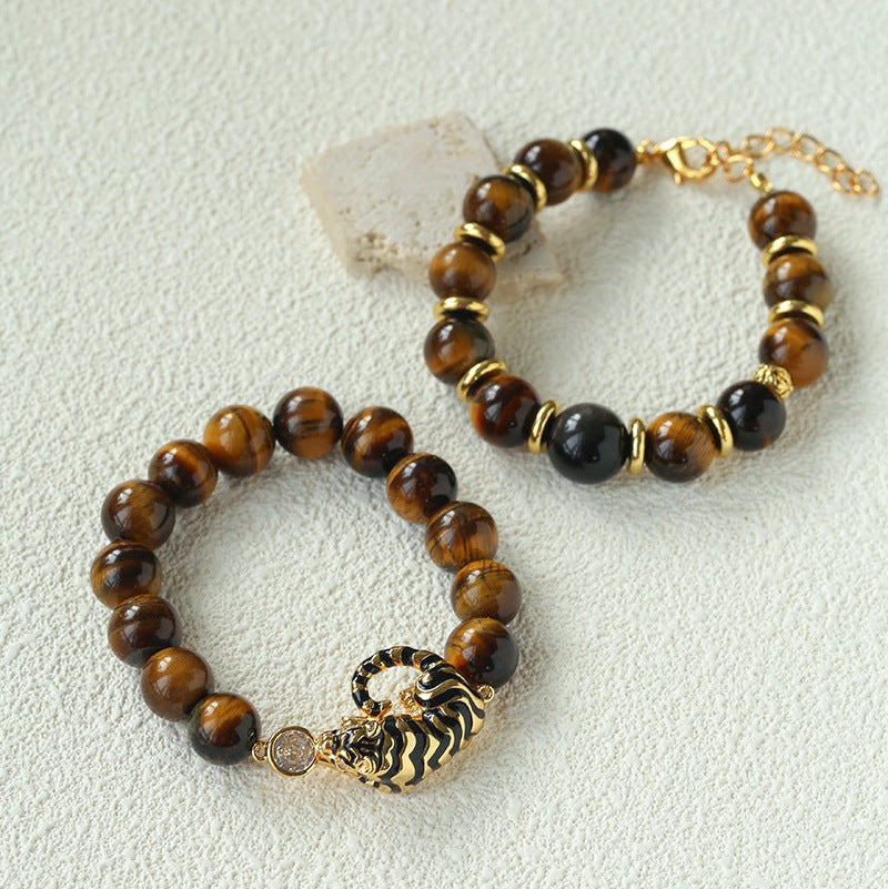 Maillard Tiger’s Eye Beaded Bracelet - floysun