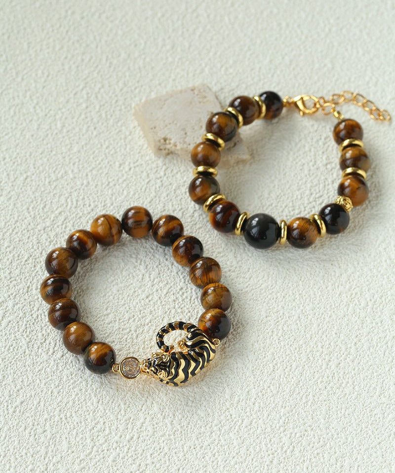 Maillard Tiger’s Eye Beaded Bracelet - floysun