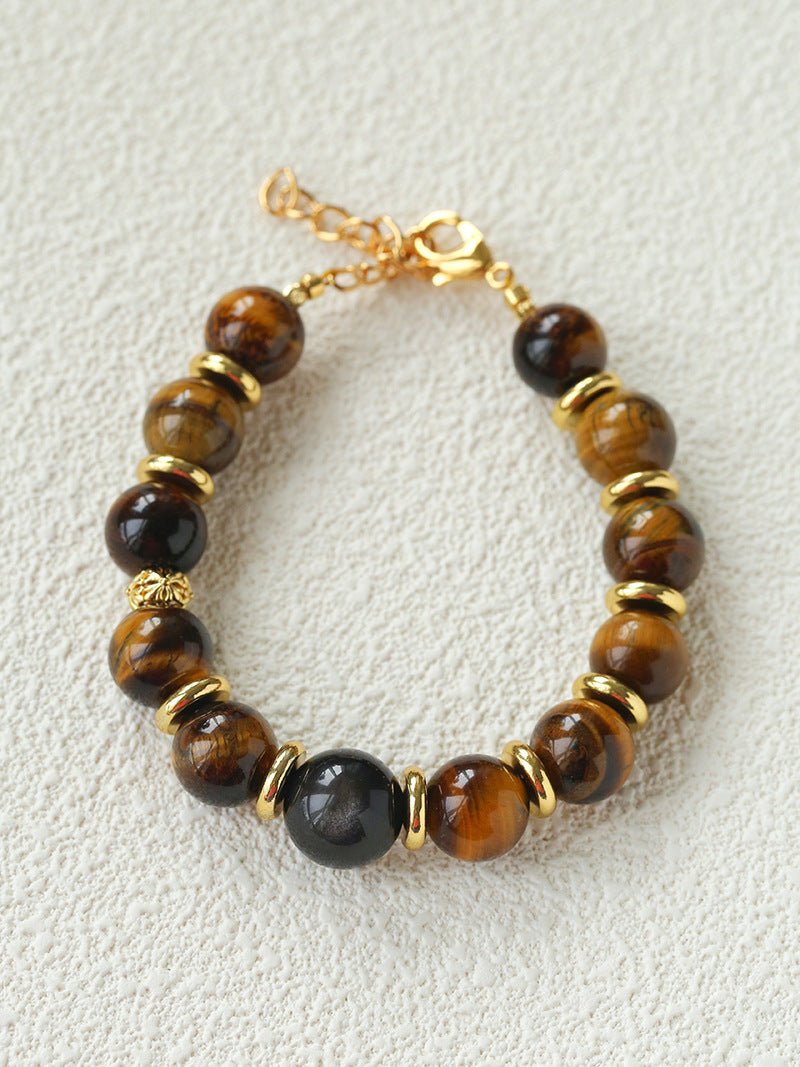 Maillard Tiger’s Eye Beaded Bracelet - floysun