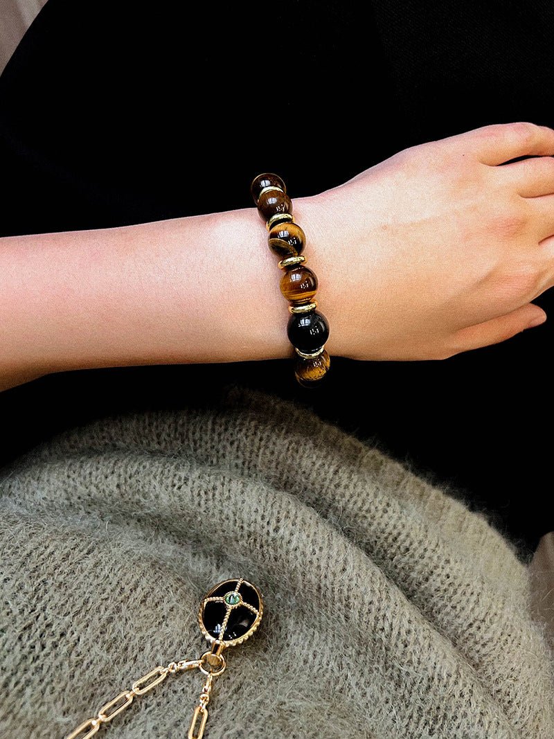 Maillard Tiger’s Eye Beaded Bracelet - floysun