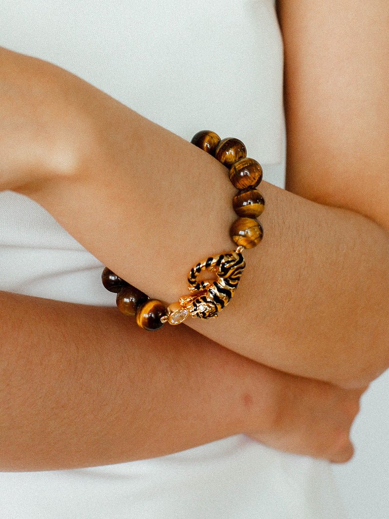 Maillard Tiger’s Eye Beaded Bracelet - floysun