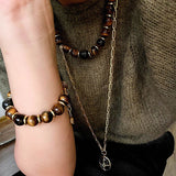 Maillard Tiger’s Eye Beaded Bracelet - floysun