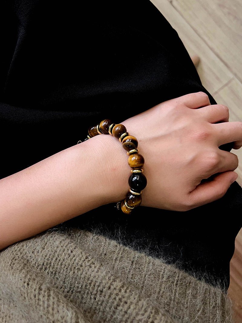 Maillard Tiger’s Eye Beaded Bracelet - floysun