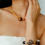 Maillard Tiger’s Eye Beaded Bracelet - floysun