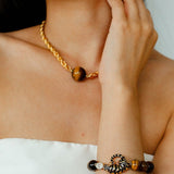 Maillard Tiger’s Eye Beaded Bracelet - floysun