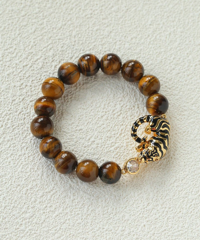Maillard Tiger’s Eye Beaded Bracelet - floysun