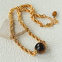 Maillard Tone Tiger’s Eye Chian Necklace - floysun