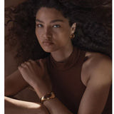 Maillard Vintage Tiger Eye & Black Agate Stud Earrings - floysun