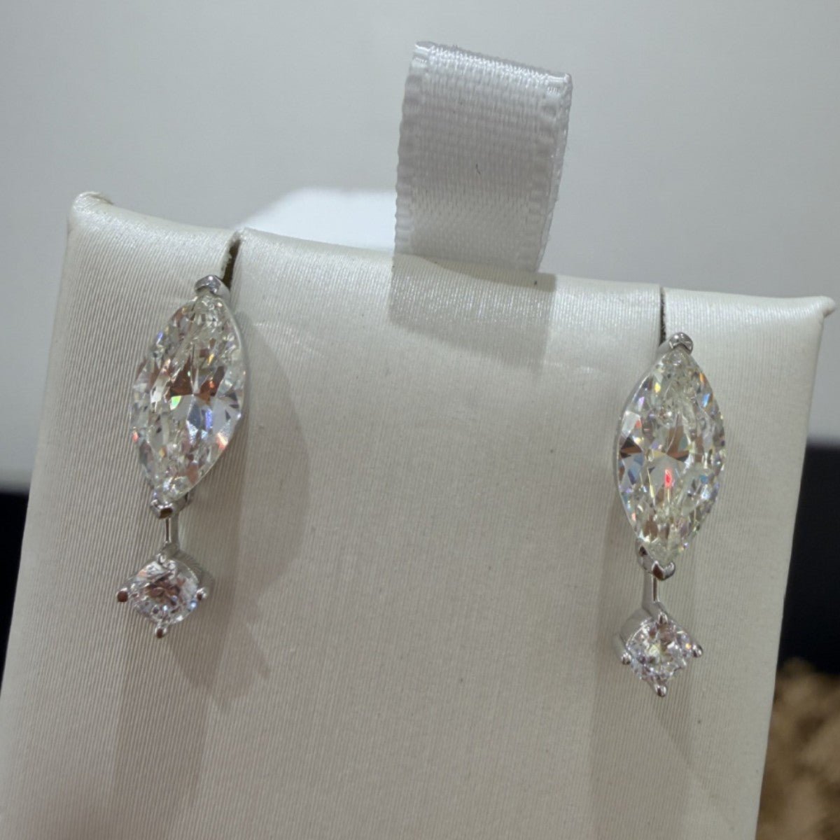Marquise Cut 5A Zircon Drop Earrings 925 Sterling Silver Dangle Earrings - floysun