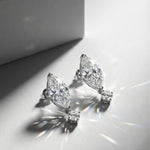Marquise Cut 5A Zircon Drop Earrings 925 Sterling Silver Dangle Earrings - floysun
