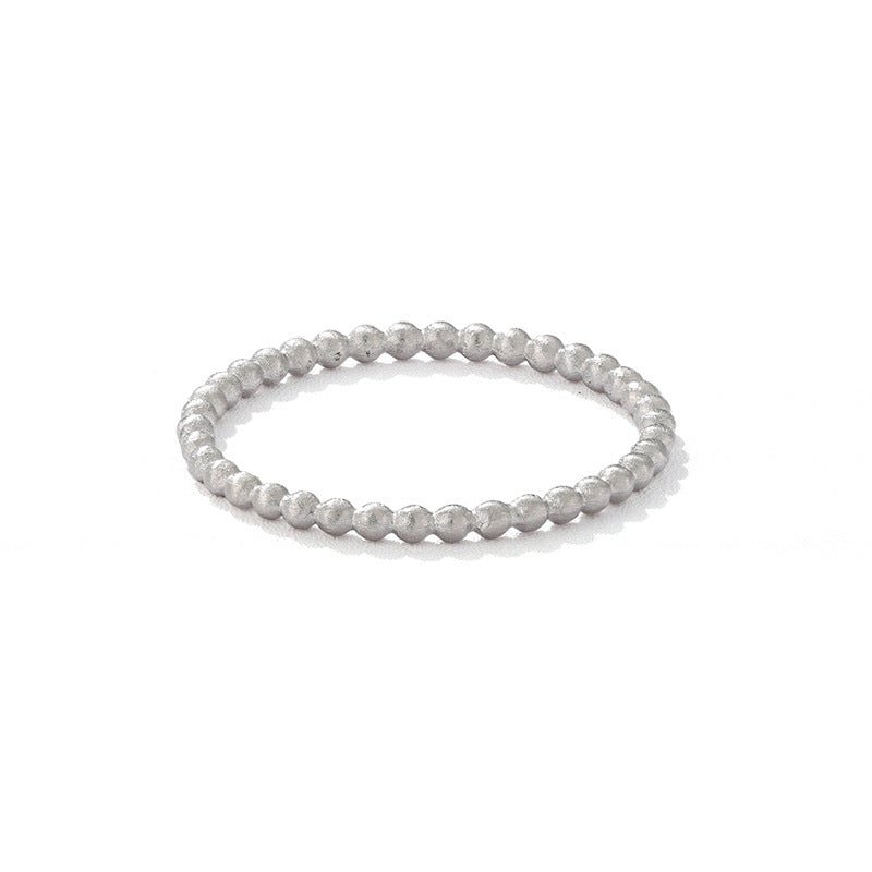 Matte Brushed 925 Sterling Silver Braided Twist Band Rings - floysun