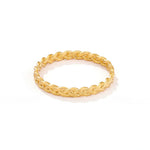 Matte Brushed 925 Sterling Silver Braided Twist Band Rings - floysun