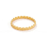 Matte Brushed 925 Sterling Silver Braided Twist Band Rings - floysun