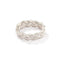 Matte Brushed 925 Sterling Silver Braided Twist Band Rings - floysun