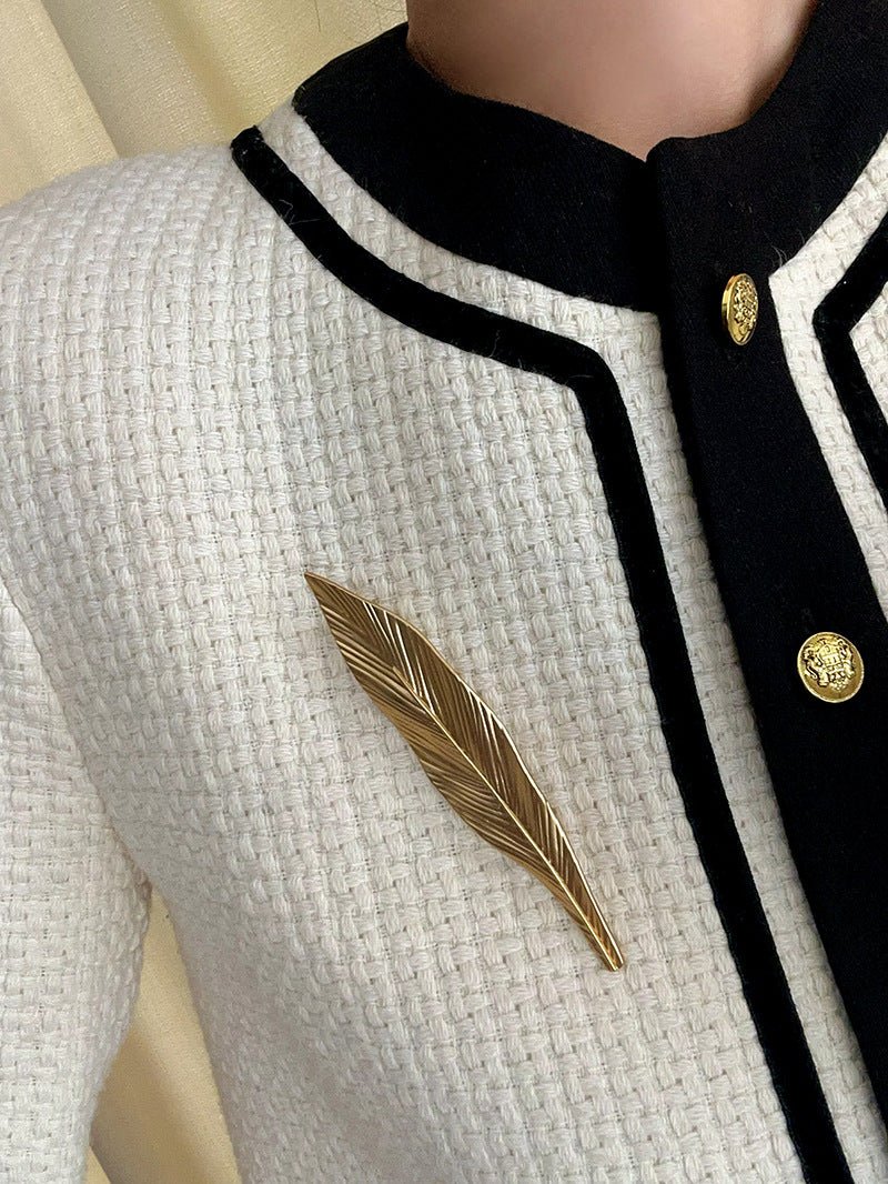 Matte Leaf Brooch - floysun