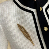 Matte Leaf Brooch - floysun