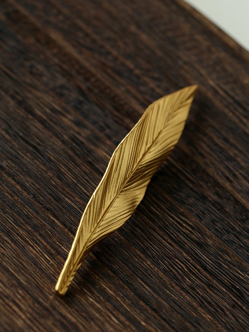 Matte Leaf Brooch - floysun